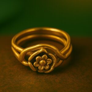 Ring “Rosenfald” – hånddesignet med naturlig elegance